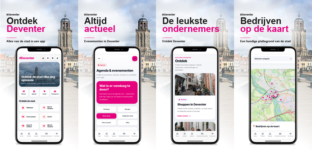 #Deventer app